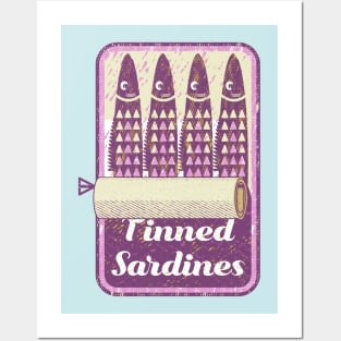 Tin of sardines Posters and Art